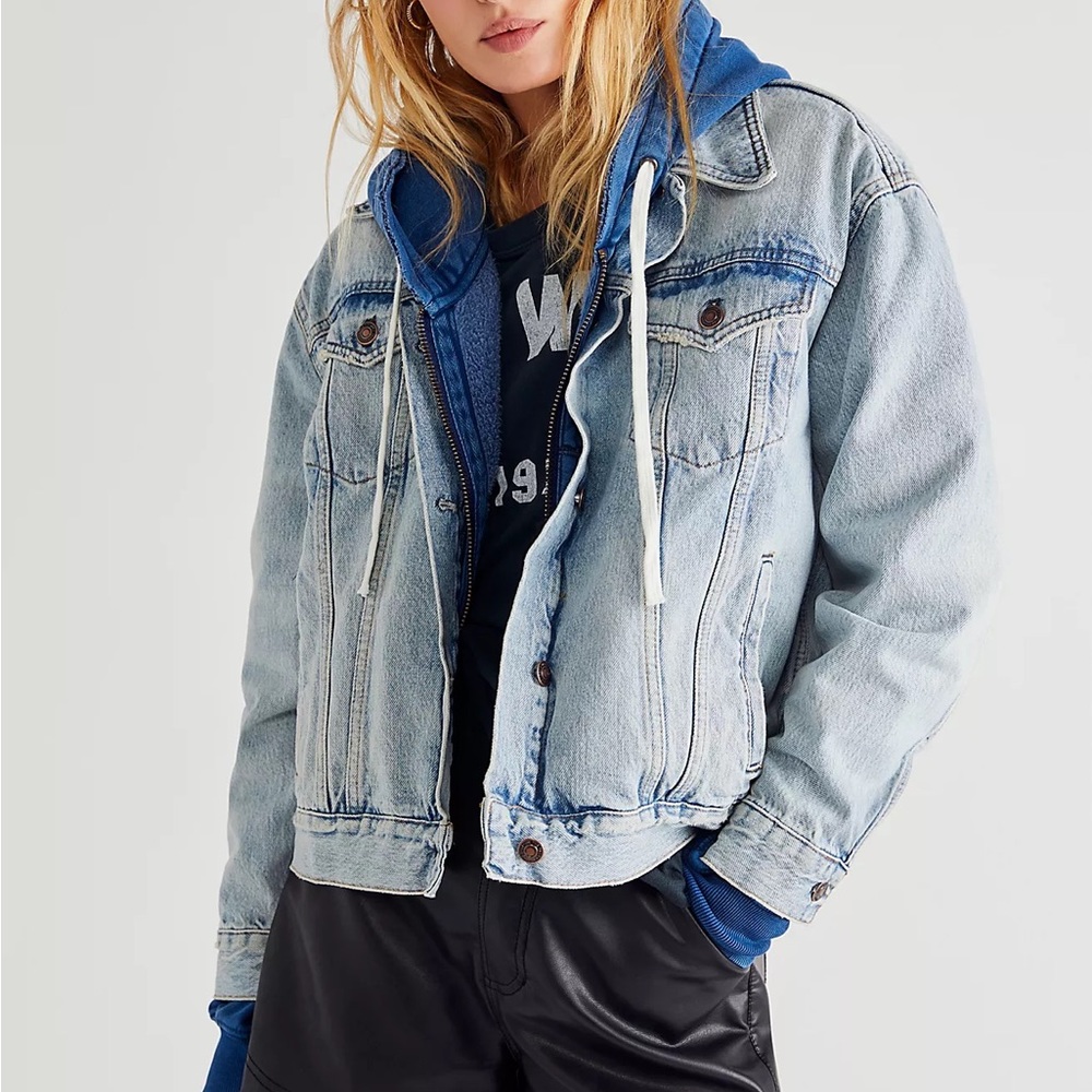 FREE PEOPLE WE THE FREE Jolene Trucker‎ Jacket - Picture 3 of 7